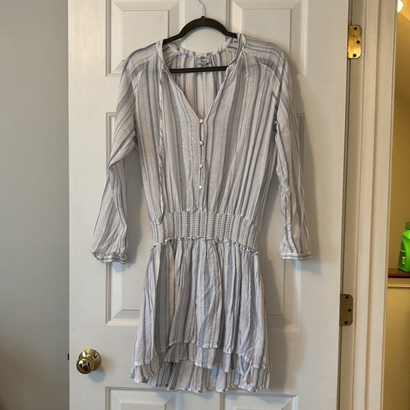 Rails Jasmine Fiji Stripe Long Sleeve Dress - M - Picture 2 of 11